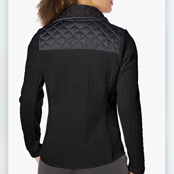 NWT Spyder Lolo Stryke Cable Quilt Jacket 182606 Black Large - Picture 2 of 5